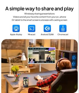 Fabbrica direttamente portatile Smart Tv <span class=keywords><strong>32</strong></span> "portatile Touchscreen digitale Display pubblicitario, schermo di visualizzazione portatile - Product Image 4