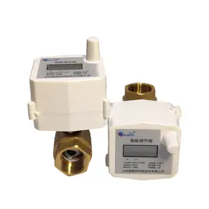 3/4 inches smart 2-way brass electric ball valve with actuator 4G zigbee wifi remote water flow control valve for Irrigation