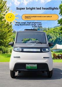 Véhicule électrique compact à 4 roues, 2 portes, 4 places, autonomie 101-200 km, pour les déplacements quotidiens des adultes. - Product Image 4