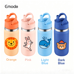 Termos sızdırmaz kutu ile yemek kabı 12oz yalıtımlı okul kız erkek geri için gıda kavanozu çocuk su şişesi konteyner - Product Image 1