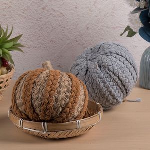 Halloween scène ornements décorations bricolage festival coton corde à tricoter maison citrouille forme décorations faites à la main - Product Image 2