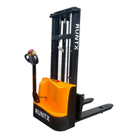 RUNTX 1 tonne et 2 tonnes gerbeur de palettes électrique type walkie haute performance, faible coût en option avec roues d'entraînement