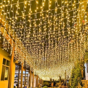 Luci a Cascata LED Impermeabili RTS, Illuminazione Decorativa Estensibile per Natale, Matrimoni, Centri Commerciali e Decorazioni per Porte - Product Image 2