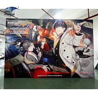 Mur d'exposition personnalisé pour événements, stand en aluminium, panneau publicitaire pop-up