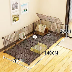 Fábrica Personalização Alta Qualidade Durável Barato Animal Cage para Uso Interno Pet Cage - Product Image 5