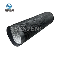 Polyvalent pour PVC de 6 pouces Chauffage Climatisation Ventilation Soudage Conduit d'aluminium en spirale Conduit de ventilation pliable