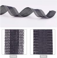 1 pouce * 1m Patch de pantalon auto-adhésif pour pantalon rapide sans couture Bande de tissu pour vêtements à ourlet adhésif pour pantalon de jean