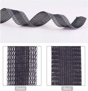 1 pouce * 1m Patch de pantalon auto-adhésif pour pantalon rapide sans couture Bande de tissu pour vêtements à ourlet adhésif pour pantalon de jean - Product Image 2
