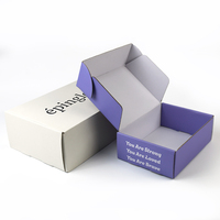 Boîte en carton ondulé certifiée FSC, durable, sur mesure, en papier recyclable, pour emballage de décoration intérieure, vente au détail et transport en vrac