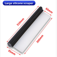 Raclette en silicone épaissie sans traces |   Essuie-glace doux anti-rayures anti-âge |   Poignée antidérapante pour vitres de voiture et verres de salle de bain
