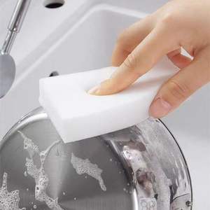 Esponja de Melamina Blanca de 10*6*2cm, Esponja de Espuma Ecológica de Alta Absorción de Agua, Rectangular, Multifuncional para Cocina - Product Image 3