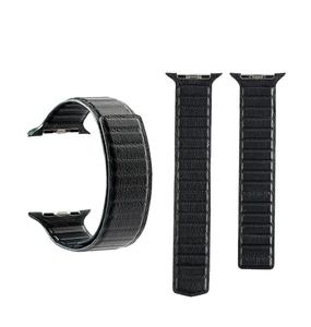 Bracelet de montre intelligente de luxe en Alcantara Bracelet magnétique pour <span class=keywords><strong>Apple</strong></span> Series 1-10/<span class=keywords><strong>SE</strong></span> Ultra Longueur 38-40mm 41-49mm Bande Montres intelligentes - Product Image 1