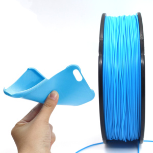 Filament d'impression 3D en TPU élastique flexible de 1,75 mm, matériau 95A, rouleau flexible de 1 kg, 500 g, 250 g, rouge, noir, pour impression 3D - Product Image 1