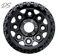 Rines OEM Flow Form de 17 Pulgadas, Rines de Aleación de Aluminio para Automóviles de Pasajeros con 6 Orificios para Modelos como Jeep Shepherd