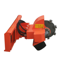 Trincia Forestale Crusher Machine pour tracteur Baumstumpffrse Stump Grinder pour Mini Skid Steer Excavator Stump Grinder