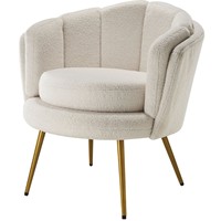 Fauteuil moderne, élégant et durable, confortable avec dossier, fauteuil en velours relaxant avec coussins moelleux