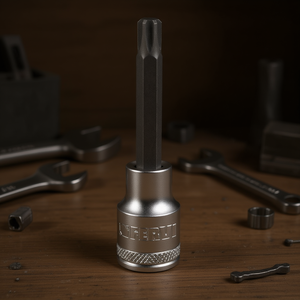 Fervi <b>Torx</b> <b>Bit</b> Socket 10mm Long Shank For Wrench Use - Product Image 3