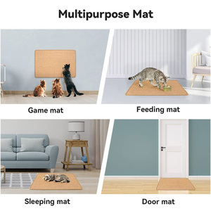 Tapis à gratter pour <span class=keywords><strong>chat</strong></span> Meubles de <span class=keywords><strong>canapé</strong></span> Protecteur <span class=keywords><strong>anti</strong></span>-rayures Sisal naturel Tapis à gratter pour <span class=keywords><strong>chat</strong></span> <span class=keywords><strong>Griffe</strong></span> de meulage - Product Image 5