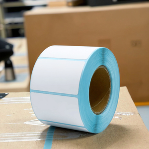 Tùy Chỉnh Nhiệt Dính Sticker Cuộn 50*30Mm Bao Bì Nhãn Cho Siêu Thị Nhiệt Nhạy Cảm Vĩnh Viễn Mã Vạch - Product Image 1