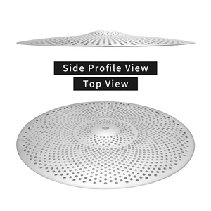 AOOLOO Juego de Platillos de Bajo Volumen: Platillo Hi-Hat Silencioso de 14 Pulgadas, Platillos Crash de 16+18 Pulgadas, Platillo Ride de 20 Pulgadas, Platillos de Aleación, Gong Profesional - Product Image 3