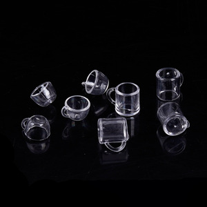 1:12 Miniature Stem Glass Dollhouse Kitchenware Container Miniature Food Toy Cup Miniature Red Wine Glass Small Cup - Product Image 4