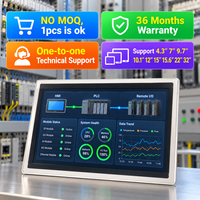 Écran tactile industriel HMI 15,6'' Mc-h156e Modbus TCP RTU avec écran LCD, panneau de programmation, Modbus RTU 24V DC pour contrôle électrique