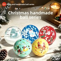 Boule en plastique originale en forme de flocon de neige de Noël, faite à la main, souple, à remontée lente, anti-stress, jouet de décompression pour garçons