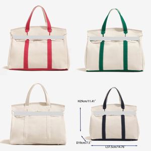 Keymay Low MOQ Fashion Personalized Embroidery Waterproof Canvas Work <b>Nurse</b> Travel Tote <b>Bag</b> Zipper Closure Natural Cotton Lining - Product Image 1