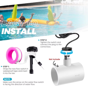 Bộ lắp ráp mà không có TEE cho muối Clo Máy phát điện thay thế Cảm biến lưu lượng tương thích chuyển đổi dòng chảy - Product Image 5