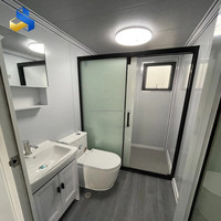 Bâtiment de bureau préfabriqué pliable et extensible en conteneur, style Western Australia, 2 chambres, moderne, pour une vie côtière, respirant