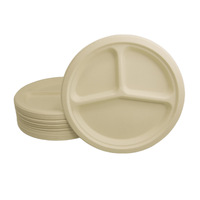 Vente Flash - Prix Usine - Plateau à Vaisselle en Pulpe de Bambou Compostable de Haute Qualité - Naturel et Sain