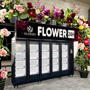 Distributeur automatique de fleurs fraîches grande capacité, réfrigérateur intelligent pour coffrets cadeaux et bouquets, idéal pour l'extérieur - Product Image 1