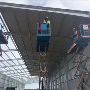 Entrepôt préfabriqué en structure métallique de 1000 mètres carrés, ateliers, bâtiment modulaire - Product Image 6