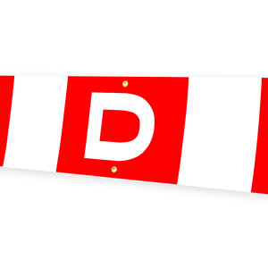 لافتة تحميل كندية D/كبيرة الحجم ، لافتة شاحنة قابلة للعكس مصنوعة من ملحق متين. - Product Image 5