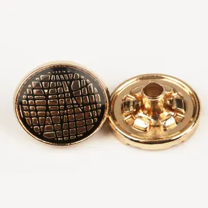 Yeni stil yüksek kaliteli kot pantolon Snap basın düğmeleri giysi aksesuarları giysi için Metal düğmeler