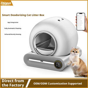 ChongxinIOT <span class=keywords><strong>Bac</strong></span> à litière intelligent autonettoyant pour <span class=keywords><strong>chat</strong></span> de 65 l, élimination automatique des odeurs, contrôle par application Wi-Fi, toilette automatique pour <span class=keywords><strong>chat</strong></span> - Product Image 6