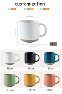Venta al por mayor de fábrica, taza de agua de cerveza de cerámica moteada personalizada, grabada con láser taza de café, juegos de tazas de <span class=keywords><strong>regalo</strong></span> para el día de la madre y el padre - Product Image 6