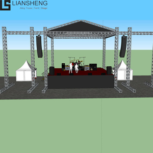 Gran oferta, podio de escenario de concierto al aire libre con sistema de armazón de iluminación LED de armazón de aluminio para eventos - Product Image 4