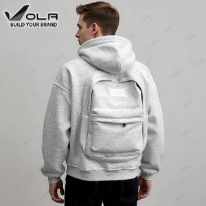 OLA - Sudadera con Capucha y Diseño <span class=keywords><strong>3D</strong></span> de Mochila, Estilo Americano, Versátil, para Hombre, Primavera, Diseño Urbano para Parejas - Product Image 1