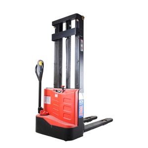 Carretilla elevadora que camina eléctrica llena <span class=keywords><strong>del</strong></span> apilador 1000kg 1500kg de la plataforma con la batería de carga - Product Image 1