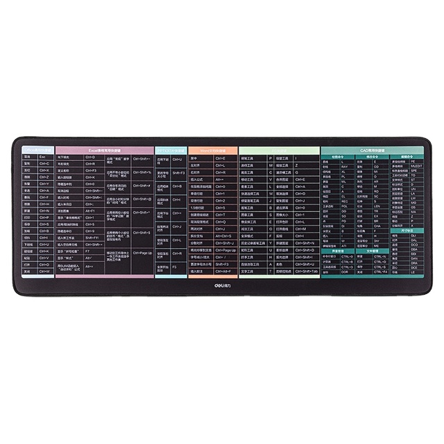 Deli 83004 High Quality Wrist Rest Mouse Pad with  Mouse Pad   Pad Mouse Rest Lock Edge best