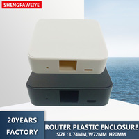 Boîtier en plastique ABS pour routeur sans fil, boîte AP sans fil, indice de protection IP54, durable et résistant à la poussière, installation facile, vente directe d'usine
