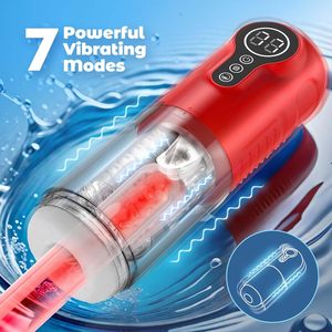 リル・マーメイド 爆発刺激オナホールカップ ワンクリックで快感を解き放つ リアルな吸引 多段階速度調整可能 スラスト機能付きセックストイ - Product Image 3