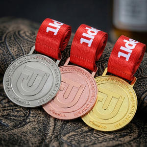 Médailles personnalisées de fabricant, plaquées or, argent, cuivre, en alliage de zinc, avec gaufrage <span class=keywords><strong>2D</strong></span>, pour inventeurs et compétitions - Product Image 3