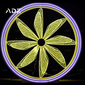 ADZ LED schillerndes Hintergrund lüfter blatt kann die kunden spezifische Größe der Lichtfarbe für Weihnachten steuern - Product Image 5