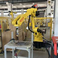 Robot de soudage à 6 axes contrôlé par PLC, moteur de boîte de vitesses, portée de 2078 mm pour le soudage à l'arc de tuyaux en aluminium de haute précision et le meulage