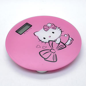 Balance personnelle 26x26cm avec écran LCD, verre trempé, impression sérigraphique personnalisable, prise en charge OEM ODM, précision 0,1g - Product Image 4