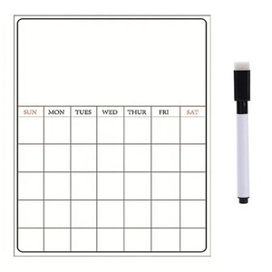 Calendrier magnétique hebdomadaire personnalisable effaçable à sec, planificateur inscriptible sur mesure, aimant pour réfrigérateur - Product Image 4
