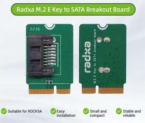 Ruisha Radxa M.<span class=keywords><strong>2</strong></span> E-Type a placa SATA Fuentes de alimentación Accesorio para múltiples computadoras de placa única y placas de expansión - Product Image 4