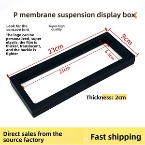กล่องใส่ฟิ<span class=keywords><strong>ล</strong></span>์ม PE สไตล์วินเทจเ<span class=keywords><strong>ค</strong></span>รื่องประดับปิดกระดุมสี่เหลี่ยมทำจากพ<span class=keywords><strong>ล</strong></span>าสติกใสป้องกันการเกิดออกซิเดชัน - Product Image 5
